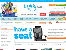 Tablet Screenshot of lykki.com